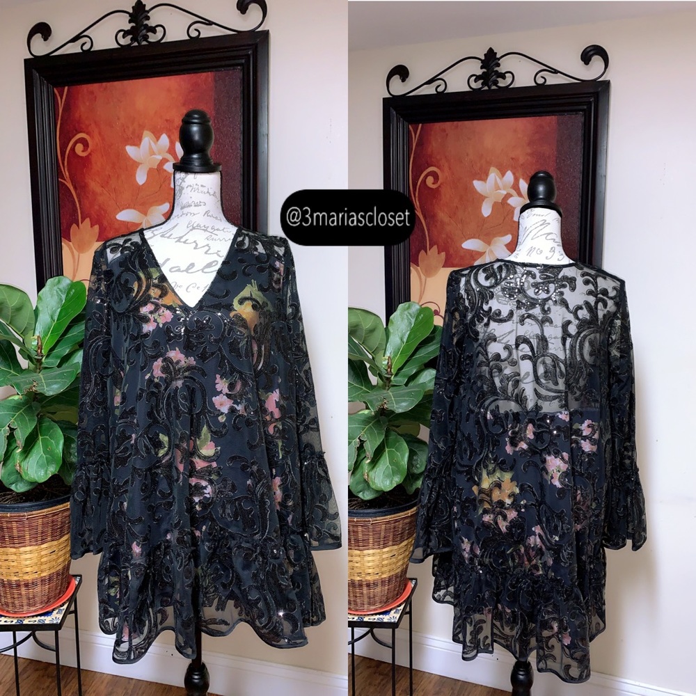 Free People Falling Flowers Frock Dress - image 4